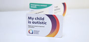 My child is autistic card