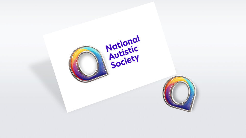 Spectrum logo pin badge